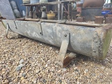 Vintage curved galvanise for sale  BURTON-ON-TRENT