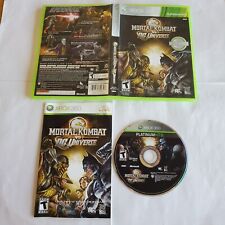 Mortal Kombat vs. DC Universe (Xbox 360, 2008) Novo na caixa, testado, estado quase perfeito. comprar usado  Enviando para Brazil