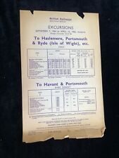 1964 railway handbill for sale  PETERBOROUGH