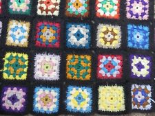 Couverture patchwork tricot d'occasion  France