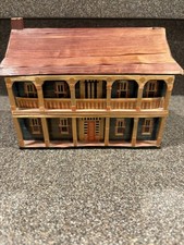 Vintage Chinês Balsa Madeira Palha Casa Bugigangas Caixa Miado Reo Carole House comprar usado  Enviando para Brazil