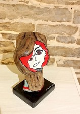 Buste bois sculpture d'occasion  Chagny