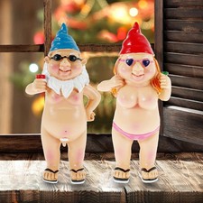 Gnomes naughty naked for sale  UK