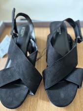 Ladies black faux for sale  BLACKBURN