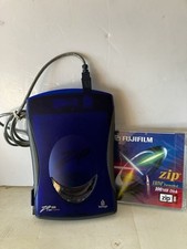 Usado, Unidade de disco externa USB iOmega Zip 250 Z250USBPCM AZUL CINZA PORTÁTIL EXCELENTE ESTADO USADO E DISCO comprar usado  Enviando para Brazil