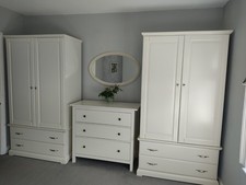 Ikea white wardrobe for sale  RUSHDEN