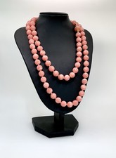 Collana rodocrosite oro usato  Brescia