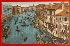 Postal De Venecia Canal Grande Las Regatas 1910 ( C 46 ) comprar usado  Enviando para Brazil
