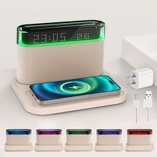 Caixa aberta - VALUEAGLE despertador digital com alto-falante Bluetooth carregamento sem fio comprar usado  Enviando para Brazil