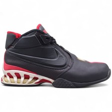 Tênis Nike Air Zoom Vick 2 Masculino Tamanho 9.5 Preto Vermelho Couro Atlético comprar usado  Enviando para Brazil