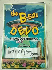Pôster da turnê concerto B-52's 11x17 Devo 2025 comprar usado  Enviando para Brazil