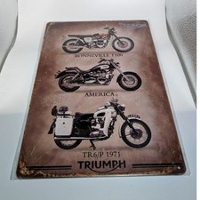 Tin sign triumph for sale  WALSALL