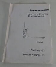 Betriebsanleitung jungheinrich gebraucht kaufen  Jever