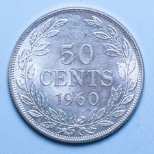 Liberia cents 1960 usato  Firenze