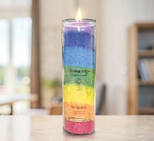 Chakra kerze multicolor gebraucht kaufen  Deutschland