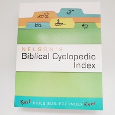 Nelson's Biblical Cyclopedic Index The Best Bible Subject Index Ever Book PB segunda mano  Embacar hacia Mexico