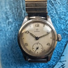 Relógio masculino Omega militar corda manual segunda guerra mundial serviço civil indiano ref 2165 A comprar usado  Enviando para Brazil