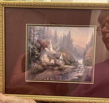 Framed print forest for sale  Saint Louis