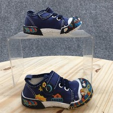 Usado, Tênis Hello Baby Shoes Criança US4 EU19 Casual Conforto Caminhada Lona Azul comprar usado  Enviando para Brazil