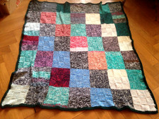 Plaid patchwork pure d'occasion  France