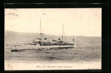 Old postcard mousquet d'occasion  Expédié en Belgium
