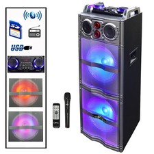 Alto-falante de festa beFree Sound BFS-5501 duplo subwoofer de 10 polegadas Bluetooth portátil comprar usado  Enviando para Brazil