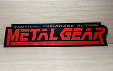 XXL SIZE - Cartel Logo Metal Gear Solid Madera Display pared ps1 ps2 ps3 nes GC, usado comprar usado  Enviando para Brazil