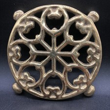 Vtg brass trivet for sale  Mount Pleasant