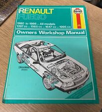 Renault fuego haynes for sale  NOTTINGHAM