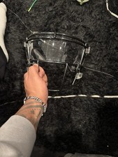 Máscara facial Riddell Speedflex preta com viseira Shoc comprar usado  Enviando para Brazil