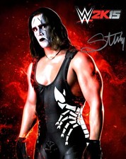 Autógrafo Sting WWE 2K15 Wrestling foto assinada 8x10 certificado JSA comprar usado  Enviando para Brazil