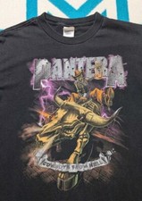 Camisa Pantera Cowboys From Hell 2007 Band Tour Vintage Y2K Preta Desbotada Média comprar usado  Enviando para Brazil