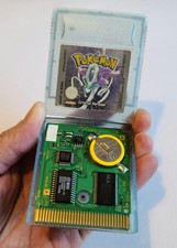 Pokemon Crystal Nintendo Game Boy Color Nova Bateria Genuína Testada PAL EUR comprar usado  Enviando para Brazil