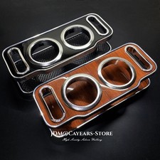 JDM DAD Aba Cromada Madeira Grão Grande Porta-Copo Carro Bebida Instrumento Mesa de Mesa comprar usado  Enviando para Brazil