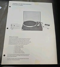 Acoustic research turntable for sale  Sunland