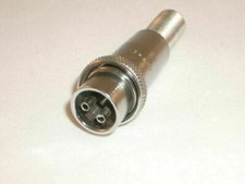 Conector de cabo de microfone Amphenol 80MC2M 2 pinos, Heathkit, Johnson, rádio Collins, usado comprar usado  Enviando para Brazil