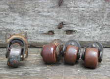 Vintage original castors for sale  SOLIHULL