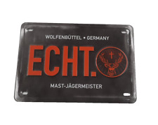 Jägermeister blechschild wolf gebraucht kaufen  Bochum