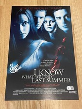 JENNIFER LOVE HEWITT Assinado EU SEI O QUE VOCÊ FEZ NO VERÃO PASSADO 11X17 com Certificado de Autenticidade Beckett comprar usado  Enviando para Brazil