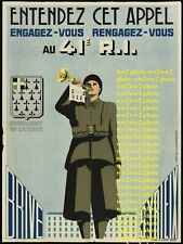 Ww2 affiche 41e d'occasion  Carentan