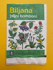 Envoltório de doces à base de plantas vintage Biljana Biljni Bomboni comprar usado  Enviando para Brazil