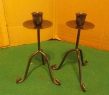 Pair black wrought for sale  LONDON