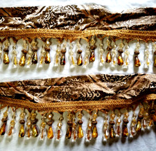Vtg curtain brocade for sale  Knox