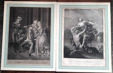 Paire gravures authentiques d'occasion  Bizanos
