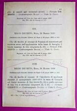 Cassolnovo regio decreto usato  Italia