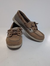 Sapato barco feminino Sperry Shoresider 3 olhos tamanho 5m, usado comprar usado  Enviando para Brazil