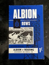 Football programmes brighton for sale  ADDLESTONE