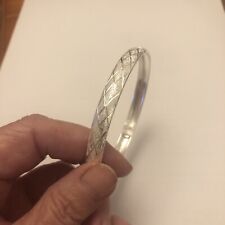 Sterling silver bangle for sale  NORWICH