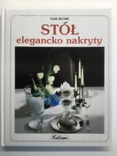 Stol Elegancko Nakryty Elke Blome HB Polish Language, używany na sprzedaż  Wysyłka do Poland