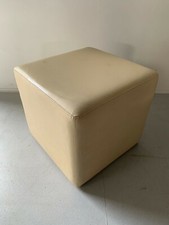Pouf poggiapiedi ecopelle usato  Campagna